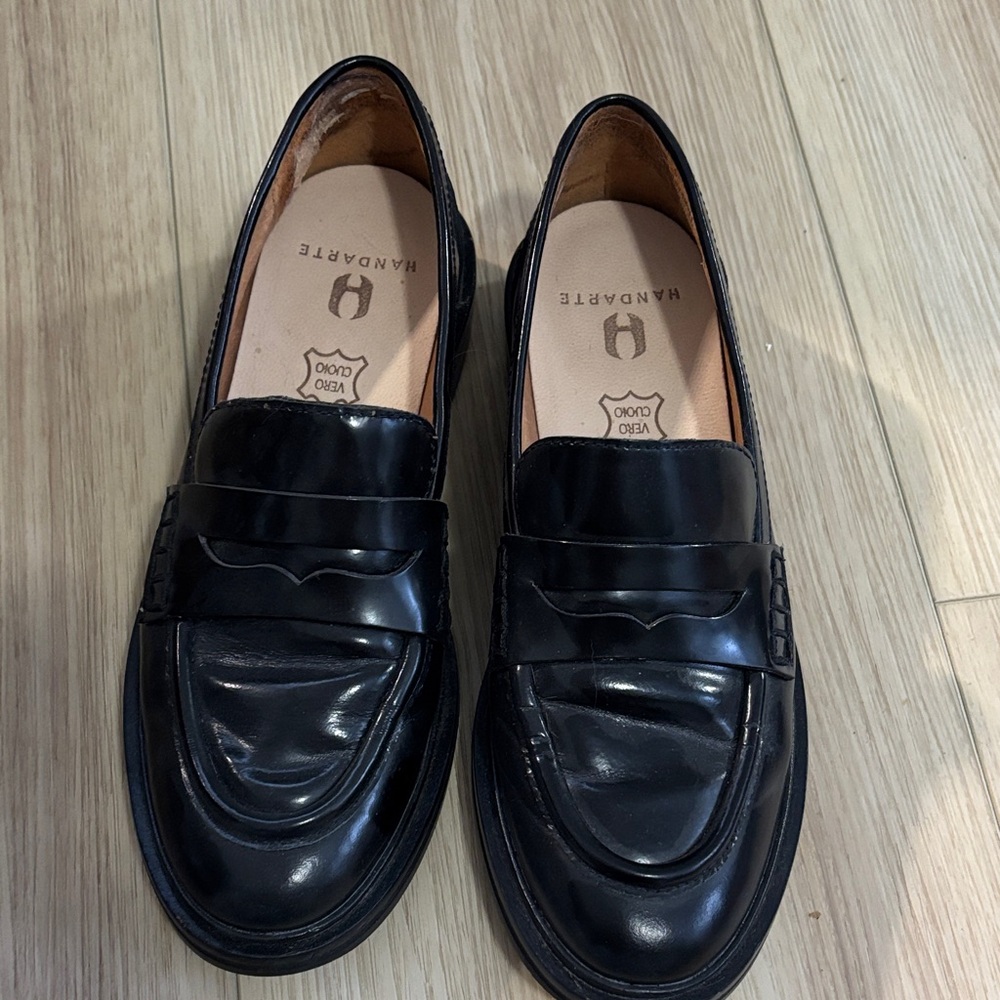 Madewell Black Leather Loafers